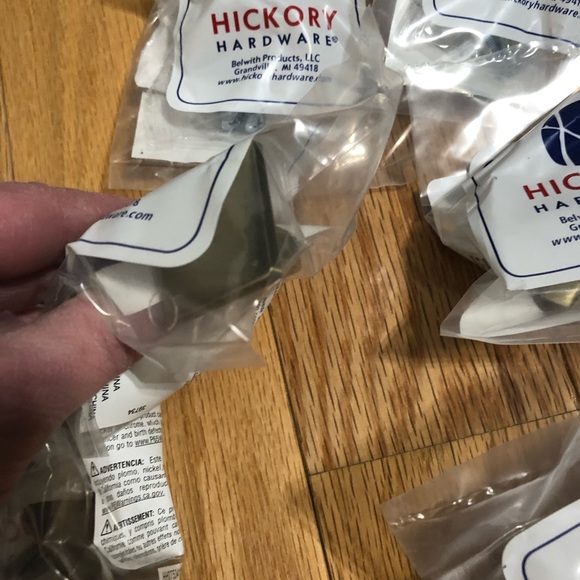 (WILL SEPARATE! Have 20) $3 each: Elusive Gold Nickel 1 1/4” Square Knobs - Picture 14 of 16